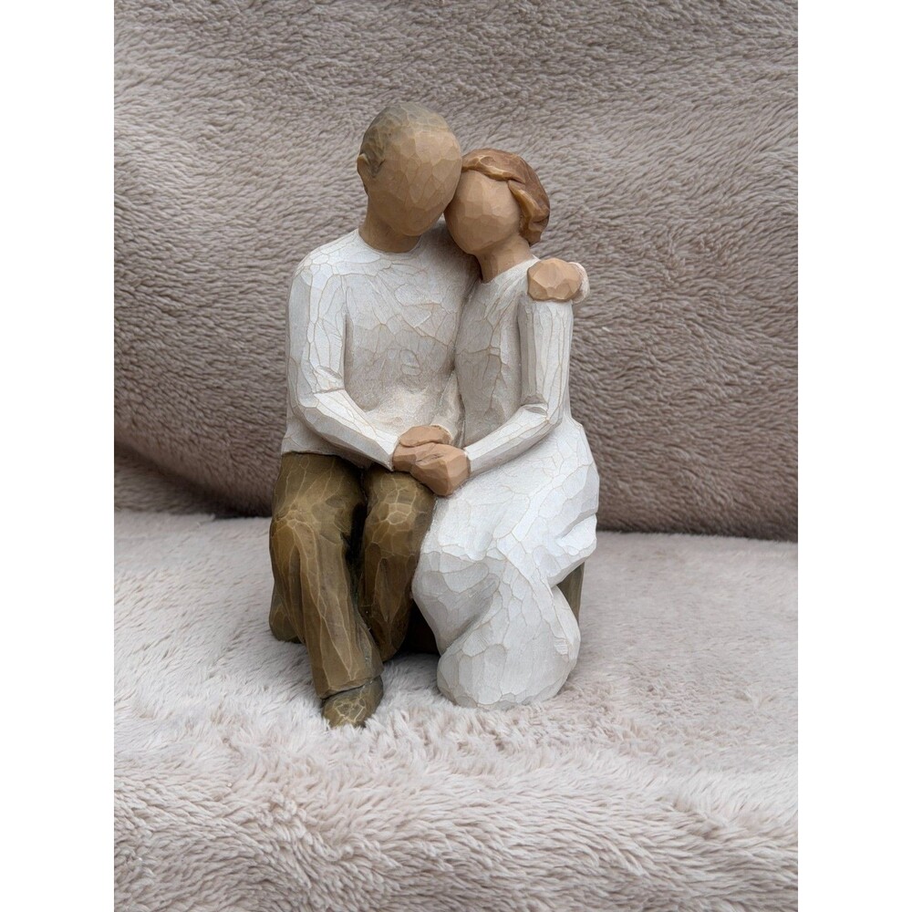 Willow Tree Anniversary Seated Couple Figurine 26184 Susan Lordi 2007 Box Retire